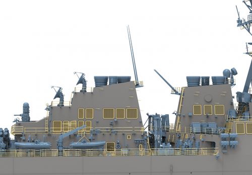 HS Models 1:200 - USS Curtis Wilbur (DDG-54) - Upgrade Full Set (for I Love Kit kits)