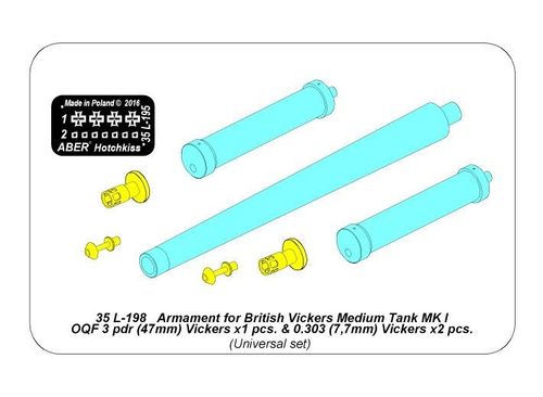 Armament for Vickers Medium Tank MK I