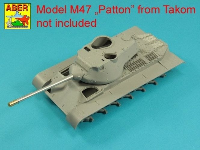 Hovedbilde 90 mm M-36 tank barrel  cyrindrical Muzzle Brake ...