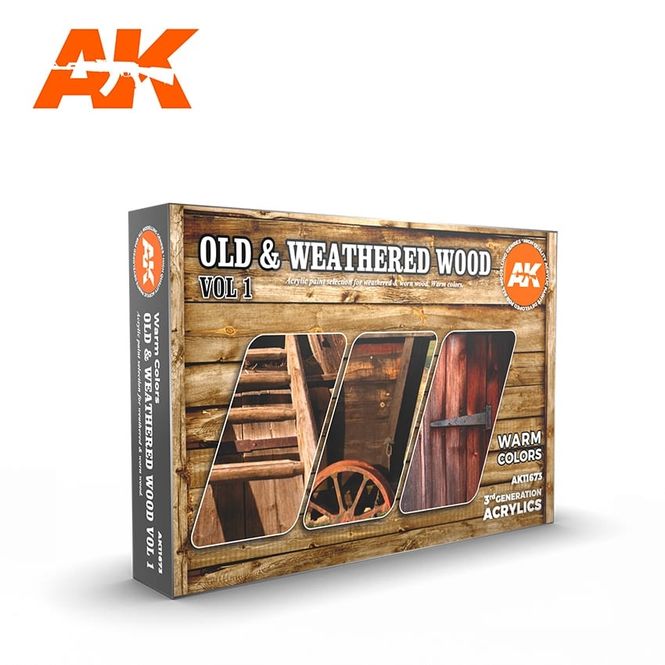 Main Image AK-Interactive AK 11673 OLD & WEATHERED WOOD VOL ...