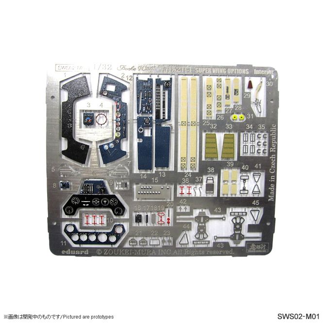 Hovedbilde SWS02-M01 Ta 152 Photo-Etched Interior Set