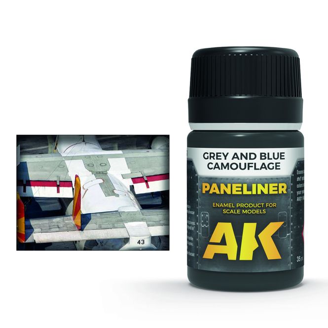 Main Image Paneliner for grey and blue camouflage 35ml