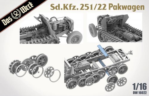 Das Werk 1:16 - Sd.Kfz. 251/22 Ausf.D Pakwagen