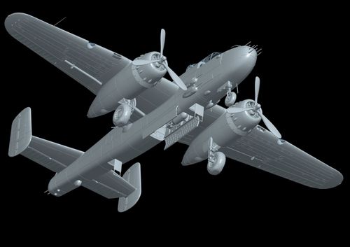 HK Models 1:32 -B-25J Mitchell Strafing Babes