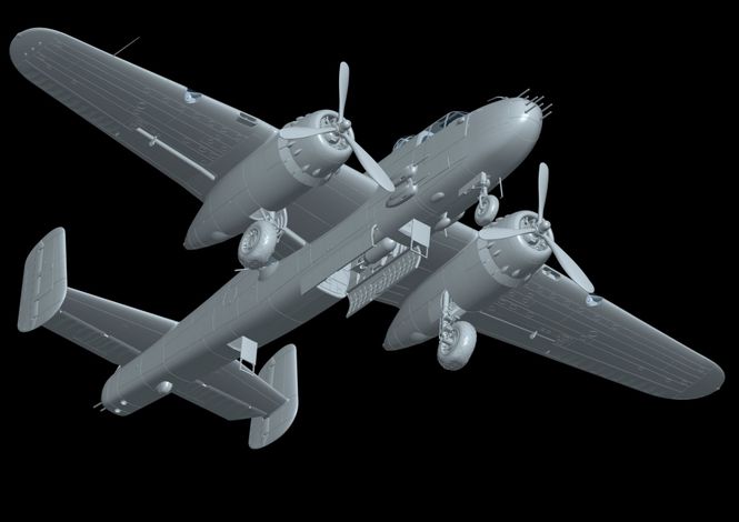 Hovedbilde HK Models 1:32 -B-25J Mitchell Strafing Babes