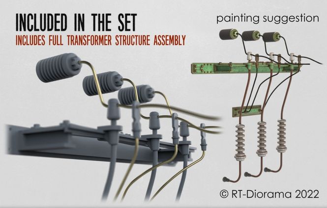 Hovedbilde RT-Diorama 1:35 - 35647 Transformer Structure