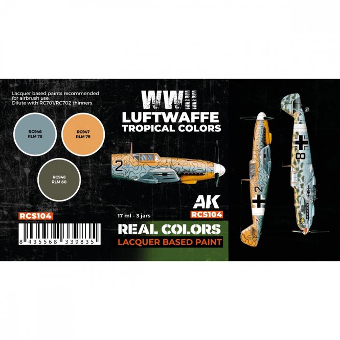 Hovedbilde AK-Interactive RCS104 Luftwaffe WWII Tropical ...
