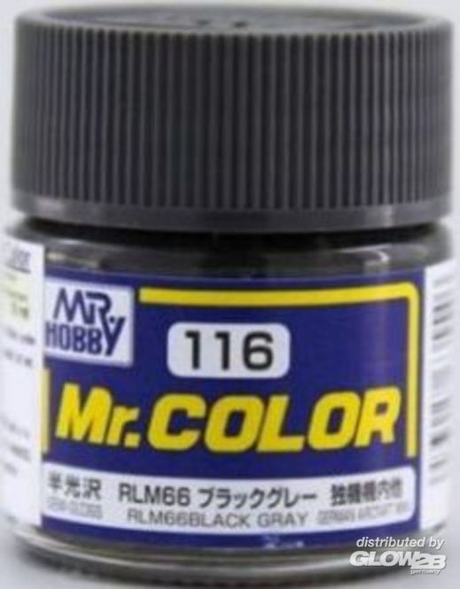 Hovedbilde RLM 66 Black Gray C116 - Mr. Color 10ml