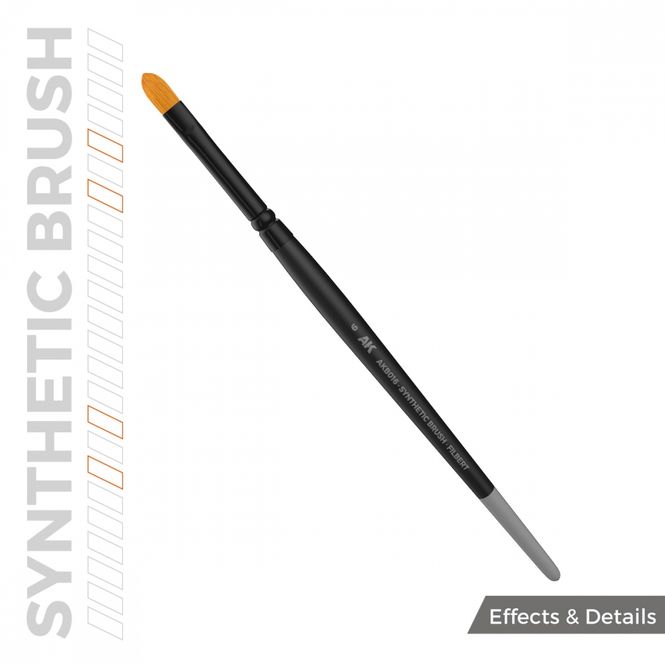 Hovedbilde AK-Interactive B016 AK Synthetic Brush - Filbert ...