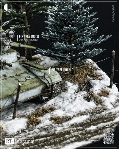 RT-Diorama 35480 Fir Tree [No.2]