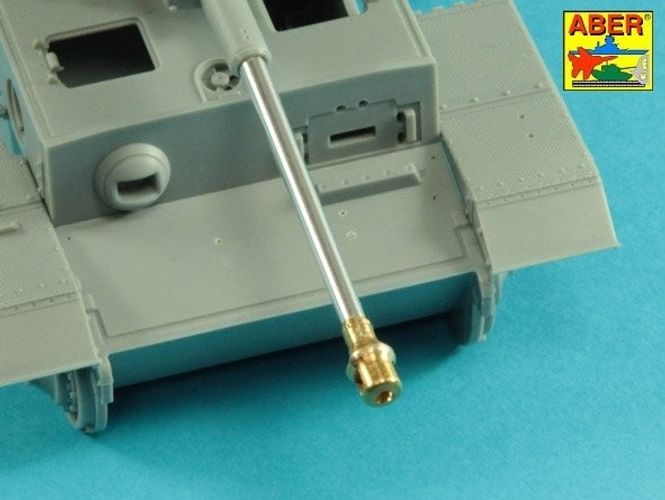 Hovedbilde 75mm gun barrel with muzzle brake for German Tank ...