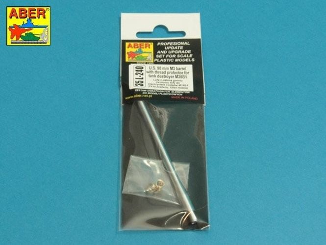Hovedbilde U.S 90 mm M3 barrel  with thread protector for ...