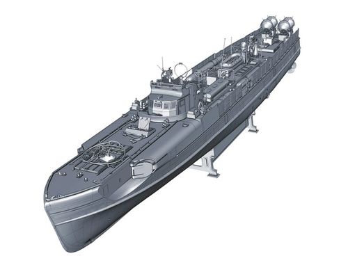 Italeri 1:35 - Schnellboot S-26/S-38 with 2cm Flak and sea mines/depth charges (5625S)