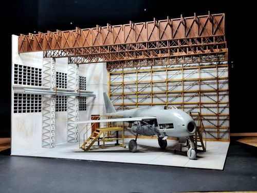 Das Werk 1:32/1:35 - Der Hangar - aircraft workshop diorama