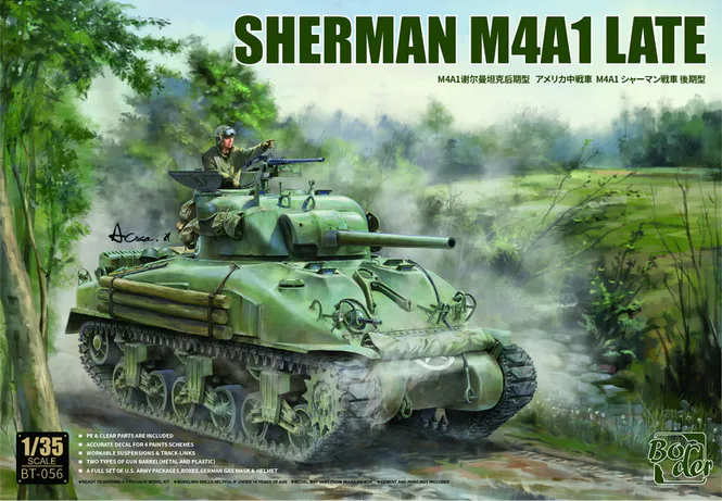 Hovedbilde Border Model 1:35 - Sherman M4A1 late