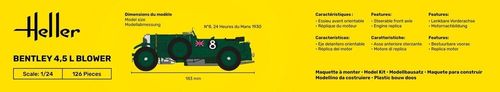 Heller 1:24 - Bentley 4,5 L Blower (80722)