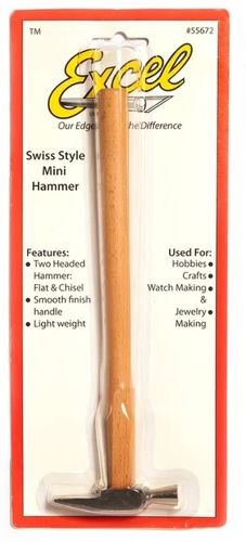 Excel Swiss-style mini hammer