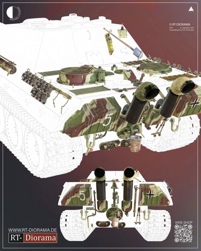 Faustus Models 1:35 - FM35010 Jagdpanther G2 [MNH-Late] Detail Set for Das Werk