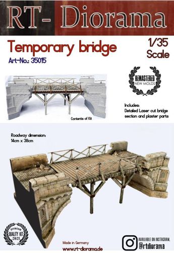 RT-Diorama 35015 Temporary Bridge (1:35)