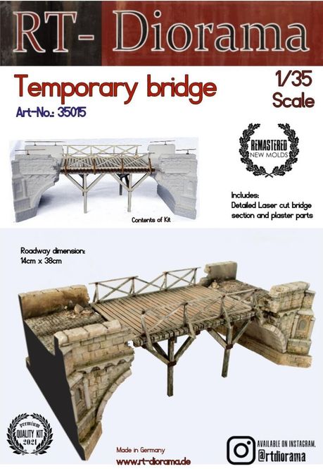 Main Image RT-Diorama 35015 Temporary Bridge (1:35)