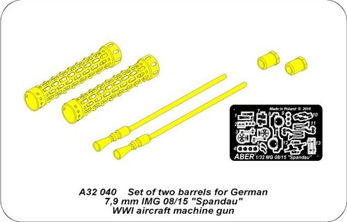 Barrels for MG 08/15 - Aber Models