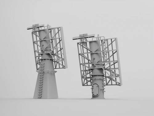 HS Models 1:350 - US Navy AN/SPS-48 Radar