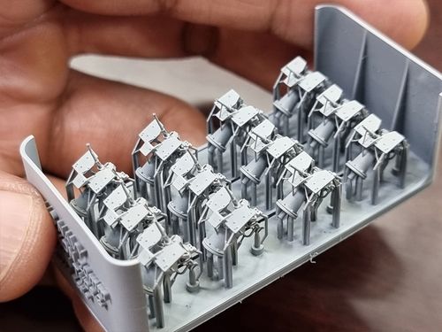 HS Models 1:200 - US Navy Oerlikon 20mm Cannon Type C with Ammo Boxes