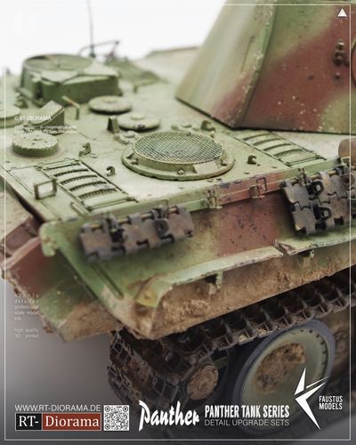 Faustus Models 1:35 - FM35031 Panther G Late Engine Details Type B