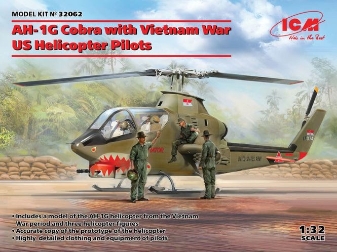 Hovedbilde ICM 1:32 - AH-1G Cobra with Vietnam War US ...