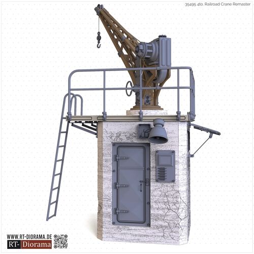 RT-Diorama 35495 4to. Railroad Crane (1:35)