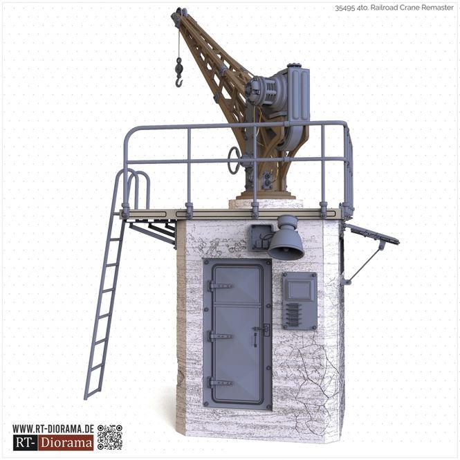Main Image RT-Diorama 35495 4to. Railroad Crane (1:35)
