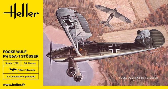Main Image Heller 1:72 - Focke Wulf Fw 56A-1 Stösser 80238 