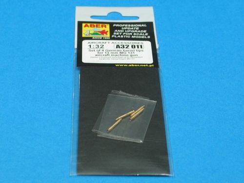 4 barrel tips for MG 131 - Aber Models