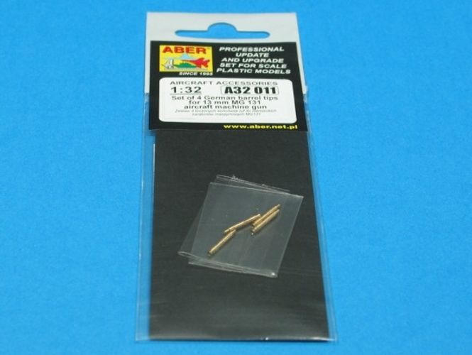 Hovedbilde 4 barrel tips for MG 131 - Aber Models