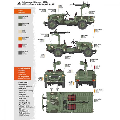 AK Interactive 1:35 - FJ43 Pickup With Dshkm 35002