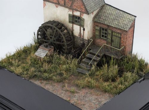 RT-Diorama 35024 Diorama Base: Watermill (1:35)