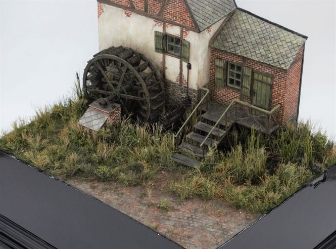 Main Image RT-Diorama 35024 Diorama Base: Watermill (1:35)