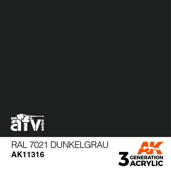 Hovedbilde RAL 7021 Dunkelgrau