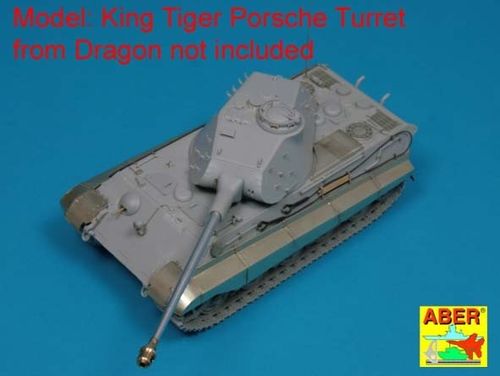 German 88mm Kwk 43/2 L/71 Tiger B Porsche-Turm Early Barrel