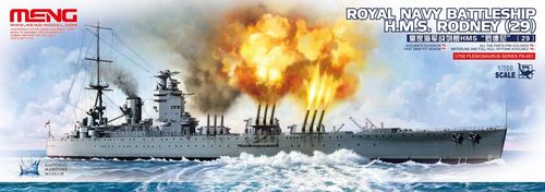 Meng Model 1:700 - Royal Navy Battleship H.M.S. Rodney (PS-001)