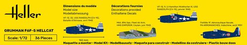 Heller 1:72 - Grumman F6F-5 Hellcat 80272 