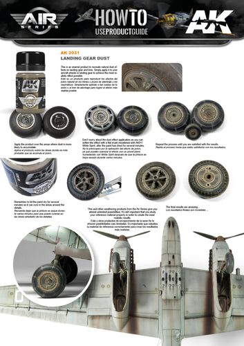Landing gear dust