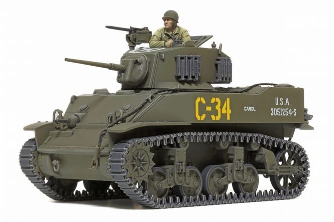 Hovedbilde Tamiya 1:48 - U.S. Light Tank M5A1 Stuart (32606)