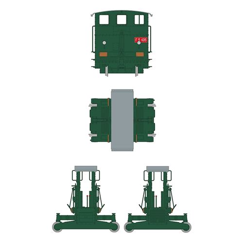 AK-Interactive 1:35 - Automotore FS 206/207/208 Sogliola Rail Shunter 35009