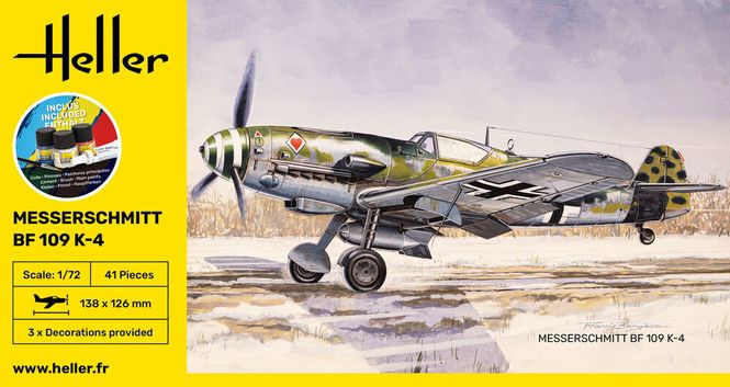 Main Image Heller 1:72 - Messerschmitt Bf 109 K-4 - Starter ...