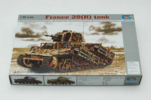 Trumpeter 1:35 - France 39(H) TANK SA 38 37mm gun 00352 