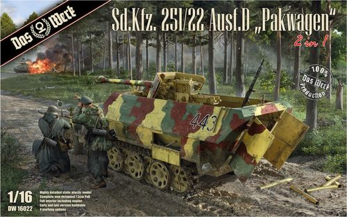 Das Werk 1:16 - Sd.Kfz. 251/22 Ausf.D Pakwagen