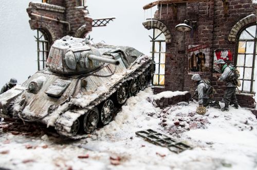 RT-Diorama 35302 Wintergewitter [Diorama Base] (1:35)