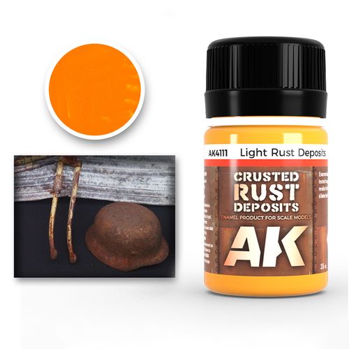 Light rust deposit
