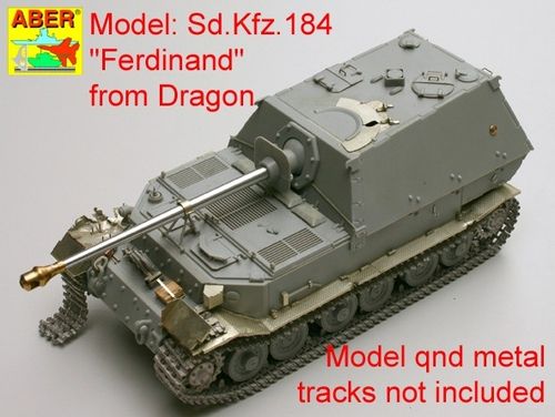 German 88 mm Pak 43/1 L/71Barrel for Ferdinand & Elefant